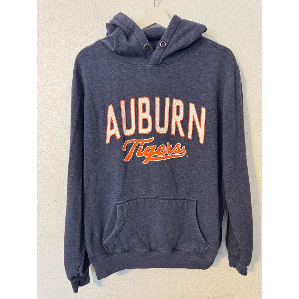 League Men's Auburn Tigers NCAA Hoodie Sweatshirt‎ Pullover Liberty Navy Large